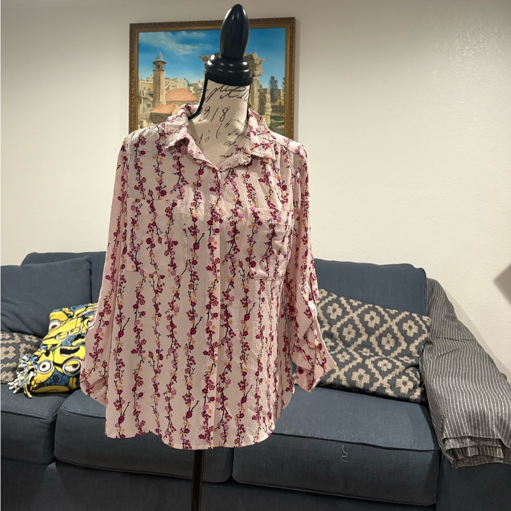 Floral Pink Women's Top